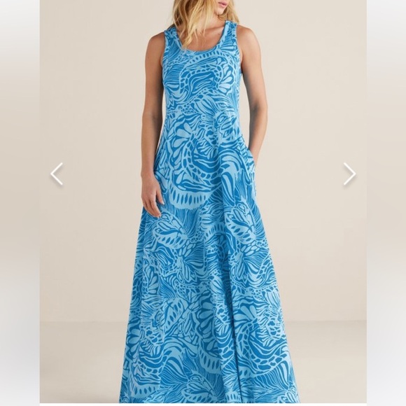 20. Soft Surroundings Santiago Maxi-Dress in
Periwinkle, Size X-Small, Petite - Picture 2 of 11
